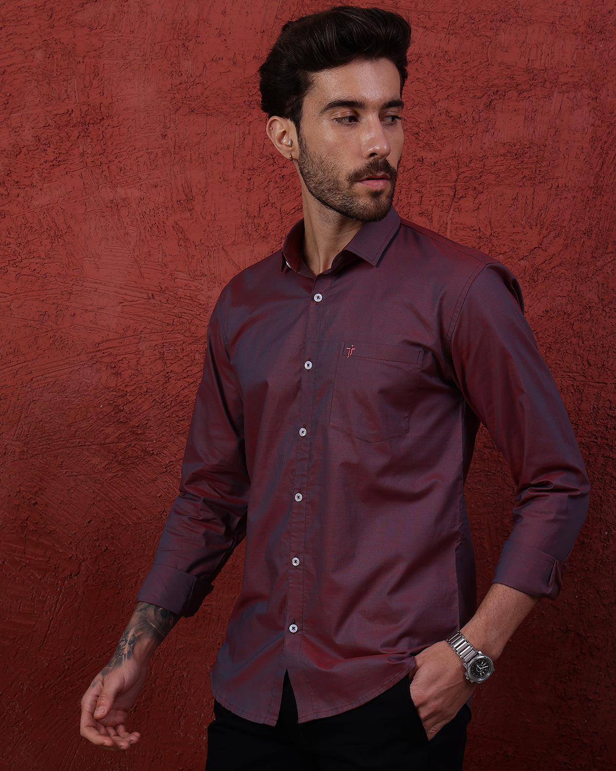 Dusk Maroon Shirt