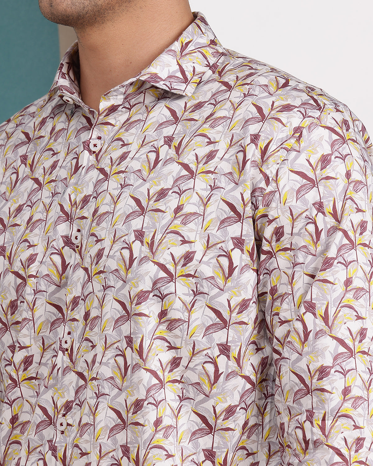 Orchid Purple White Shirt