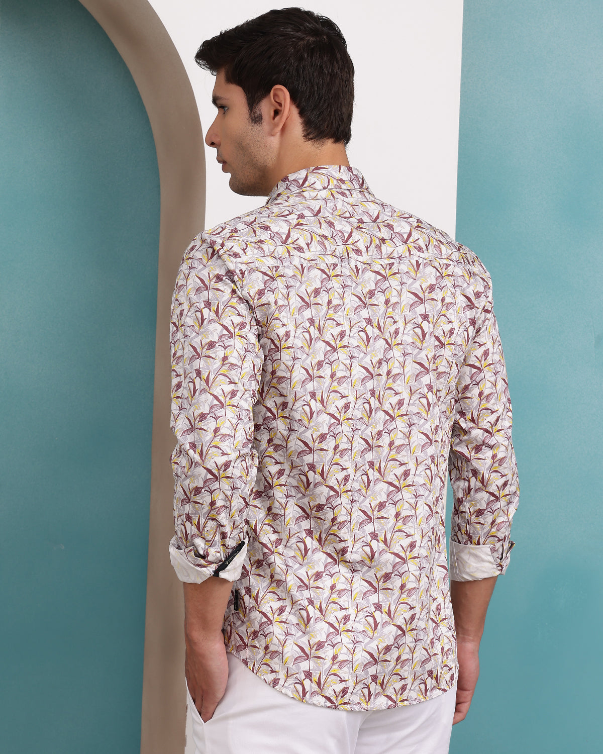 Orchid Purple White Shirt