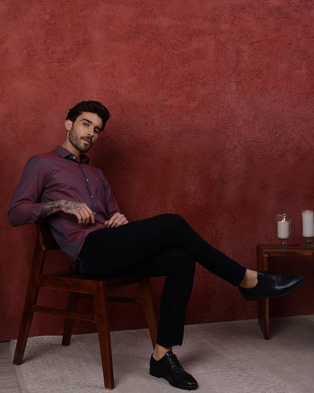 Dusk Maroon Shirt